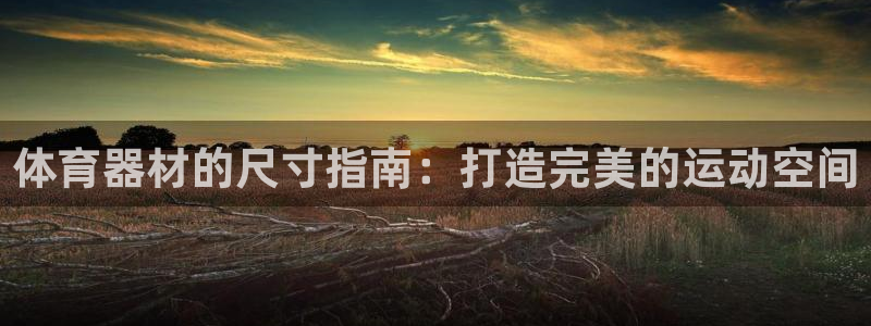 极悦娱乐代理怎么样可靠吗：体育器材的尺寸指南：打造完
