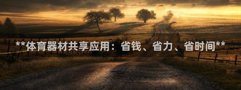 极悦平台股东是谁：**体育器材共享应用：省钱、省力、