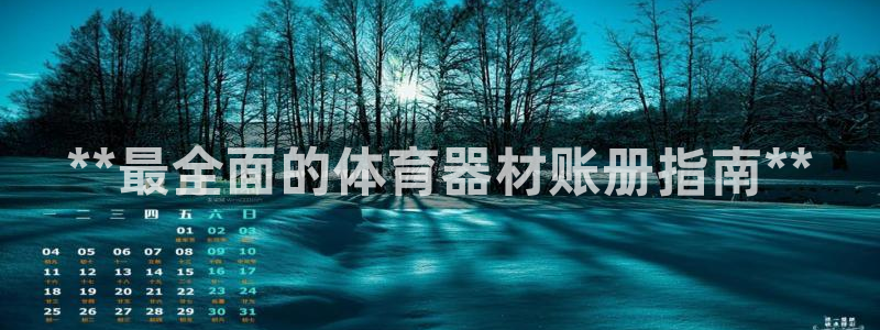 极悦平台官网登录不了：**最全面的体育器材账册指南*