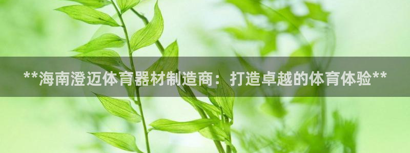 极悦平台注册和登录页面在哪：**海南澄迈体育器材制造