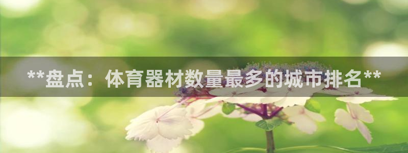 极悦娱乐的内部员工福利：**盘点：体育器材数量最多的