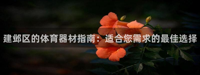 极悦平台代理怎么赚钱：建邺区的体育器材指南：适合您需