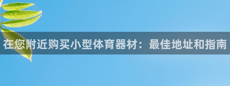 极悦平台代理电话：在您附近购买小型体育器材：最佳地址