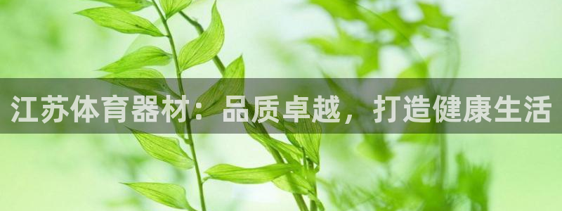 极悦娱乐的创始人背景故事介绍：江苏体育器材：品质卓越