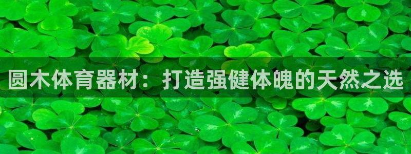 极悦平台注册登录：圆木体育器材：打造强健体魄的天然之