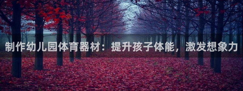 极悦平台登录方式：制作幼儿园体育器材：提升孩子体能，