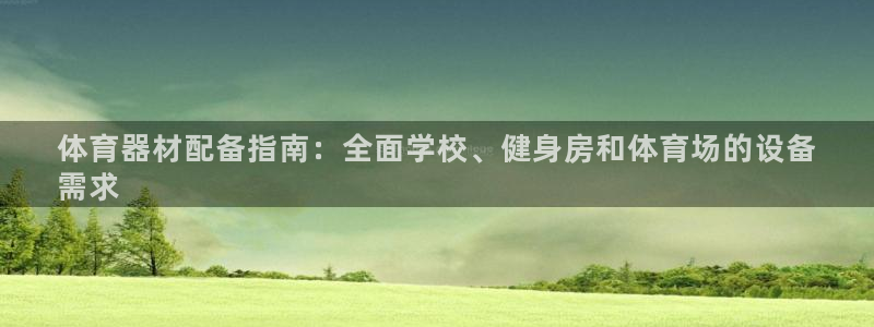 极悦平台是正规平台吗是真的吗：体育器材配备指南：全面