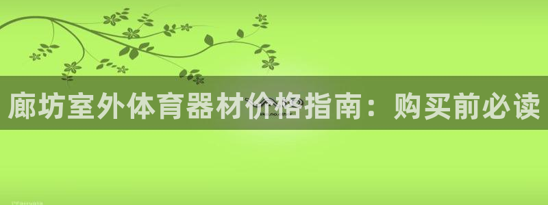 极悦平台使用注意事项：廊坊室外体育器材价格指南：购买