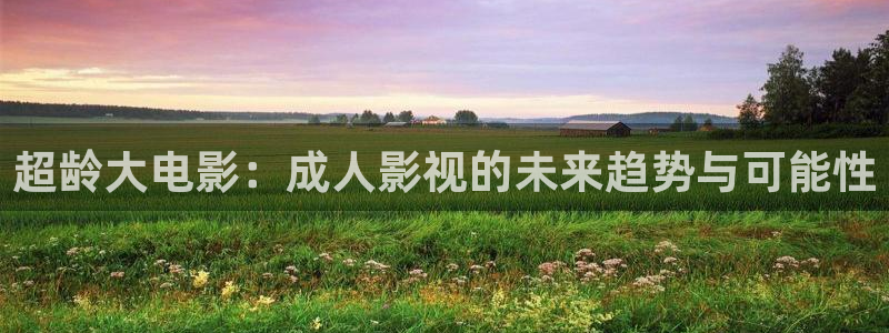 天龙影片：超龄大电影：成人影视的未来趋势与可能性